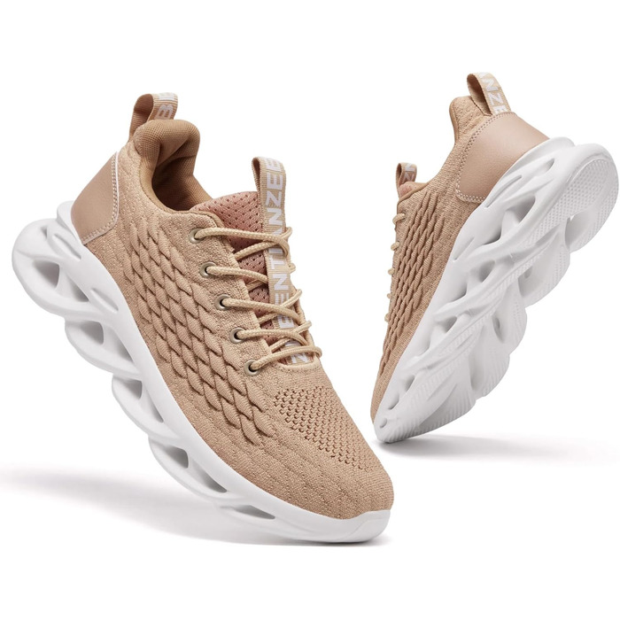 Чоловічі кросівки для бігу, тенісу та фітнесу. Легкі, дихаючі, зелені (45 EU, коричневий)