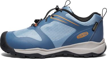 KEEN Wanduro Low - водонепроникні трекінгові черевики для дітей та дорослих (36 EU, Vintage Indigo Scarlet Ibis)