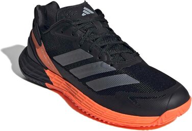 Чоловічі тенісні кросівки Adidas Defiant Speed 2, розмір 41 1/3 EU, чорний/помаранчевий