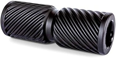 Ролик для фасцій PINOFIT Wave Pro з канавкою для хребта, масажний, для самомасажу та лікування сполучної тканини, з плакатом вправ