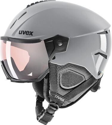 Гірськолижний шолом uvex Instinct Visor Pro V з візором, для жінок і чоловіків, розмір 59-61 см, індивідуальне регулювання