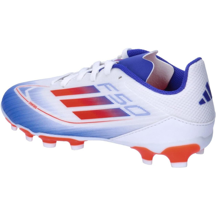 Бутси для футболу Adidas F50 League Unisex Multi Ground, 33 EU, Cloud White/Solar Red/Lucid Blue