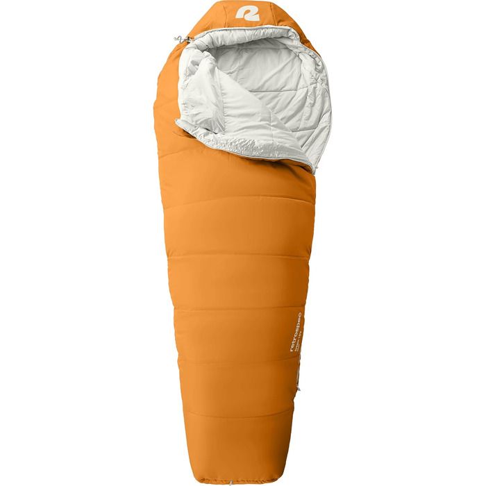 Спальний мішок Retrospec Dream 15°C, мумія, для кемпінгу, Regular (сірий)