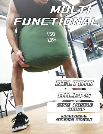 Мішок для тренувань Fitarc Sandsack - 150LB (зелений) - для крос-тренінгу та силових вправ