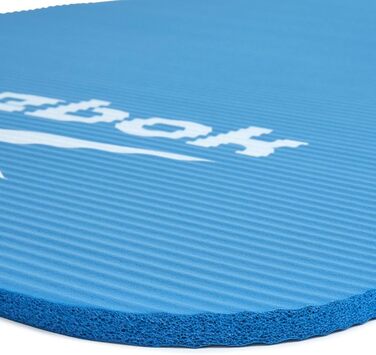 Reebok килимок для фітнесу 10 мм, нековзкий, натуральний каучук, синій – гімнастичний килимок для тренувань, фрілектики, домашнього використання