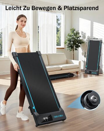 Домашня бігова доріжка Walking Pad з регульованим нахилом 0-8% та швидкістю до 10 км/год