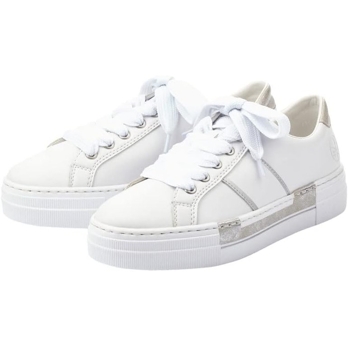 Кросівки жіночі Rieker N4902 білі, 39 EU - зручне взуття для міста