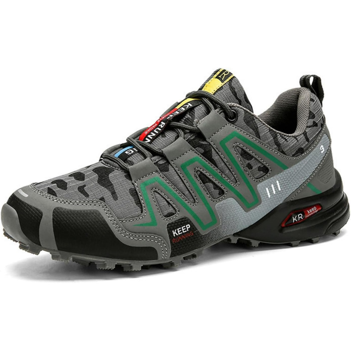 Ортопедичні трекінгові черевики для туризму Terragrip Speed 3 - унісекс, нескользячі, водонепроникні, армійного кольору (46 EU)