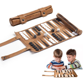 Набір для гри в шашки (бекґеммон), класичний набір для дорослих, розмір поля 32 x 26 см