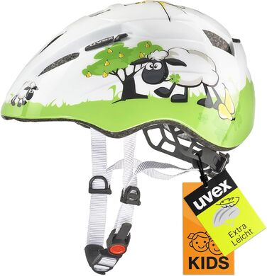 Дитячий велосипедний шолом uvex Kid 2 cc, легкий, регульований, з можливістю встановлення LED-світла