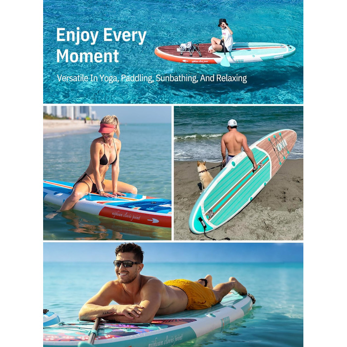 Надувне SUP Board Bluewood Surge 320см з аксесуарами та сидінням. SUP для 2 осіб, 200кг, StabilTrac-Fin