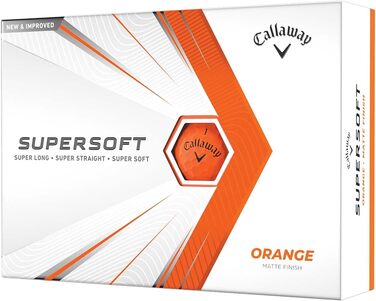 Гольф-м'ячі Callaway Supersoft Matt 2021, матові, для гольфу