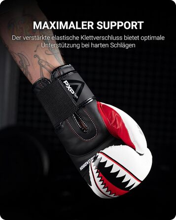 Боксерські рукавички Phantom Boxhandschuhe Fight Squad для MMA та тайського боксу | Чоловічі, білі, 12 Oz