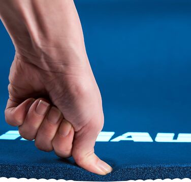 Muawo Преміум спортивний та фітнес килимок, ідеальний для йоги, гімнастики, тренувань | нековзкий | екстра товстий та довгий | 190×100×1,5 см