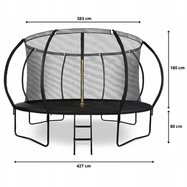 Батут із сіткою HyperMotion 430 см FT 14 (427-435 см)
