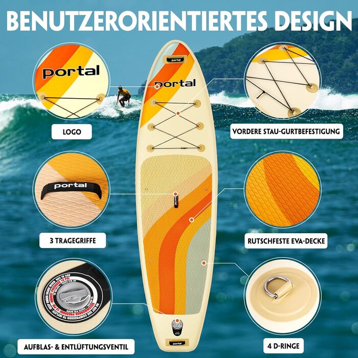 SUP дошка Portal Coastal 10'6