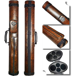 Чохол для більярдної кулі BY sports: 2 шт., овальний, з жорсткою оболонкою, коричневий (B20)