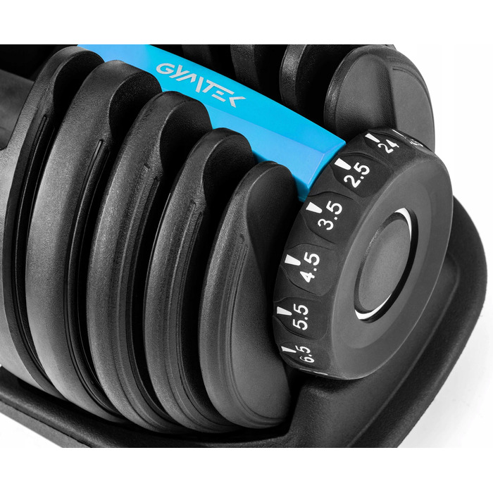 Регульовані гумовані гантелі Gymtek 1 x 24 кг