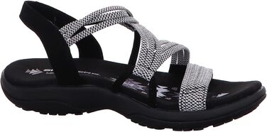 Сандлії Skechers Reggae Slim Stretch Appeal Z-gore на підборах (36 EU, чорно-білі)