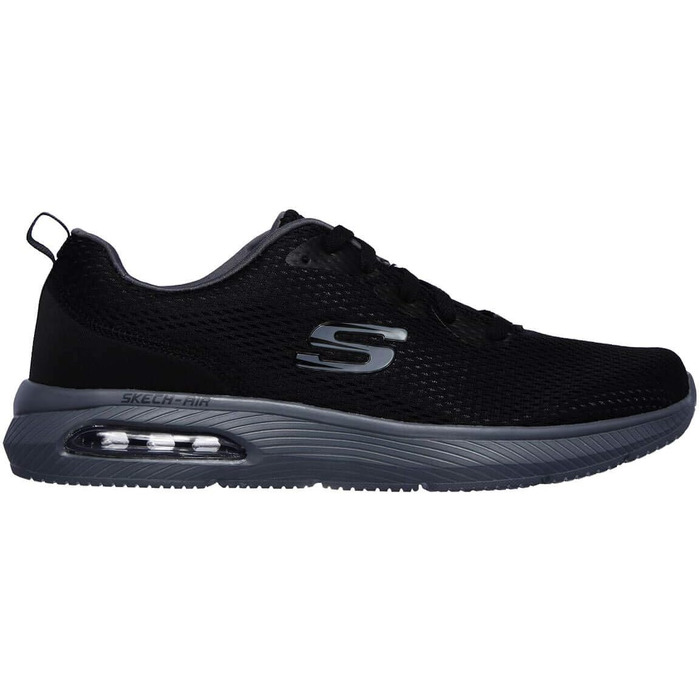 Чоловічі кросівки Skechers Dyna-air-pelland класичні спортивні взуття, розмір 44 EU, колір Black Mesh Charcoal Trim