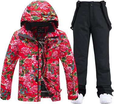 Чоловічий комплект для катання на лижах: куртка та штани, водонепроникний, для сноуборду та гірськолижного спорту, зимовий костюм, Icai+Чорний (XL, Ty551+Чорний)