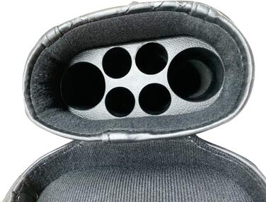 Billardqueue-Koffer Champion Sport Co 2x4 Premium: для київ, 2 насадки, 4 ручки, чорний, з підставкою