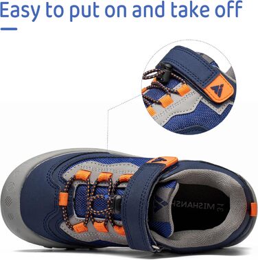 Дитячі трекінгові кросівки Mishansha для активного відпочинку: легкі, зручні, зелені (24 EU, блакитні)