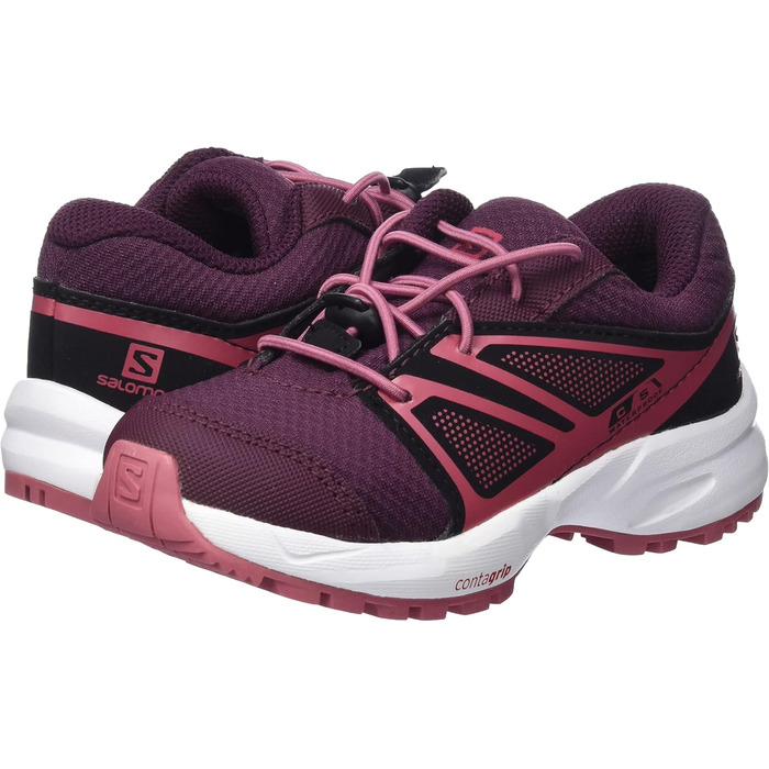 Дитячі трейлові кросівки Salomon Sense Climasalomon Waterproof (28 EU) - White Mauve Wood