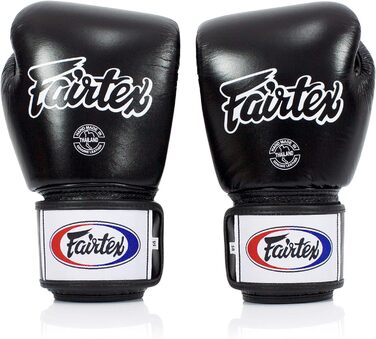 Боксерські рукавички Fairtex BGV1BR 16oz чорні для муай-тай, боксу, MMA, кікбоксингу, тренувань, дихаючі, легкі, ударопоглинаючі для чоловіків, жінок і дітей