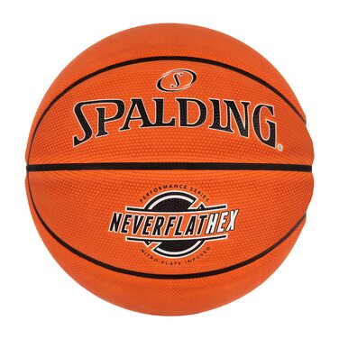 Баскетбольний м'яч Spalding SGT NeverFlat Hexagrip, розмір 7, для гри в приміщенні та на вулиці (2022)