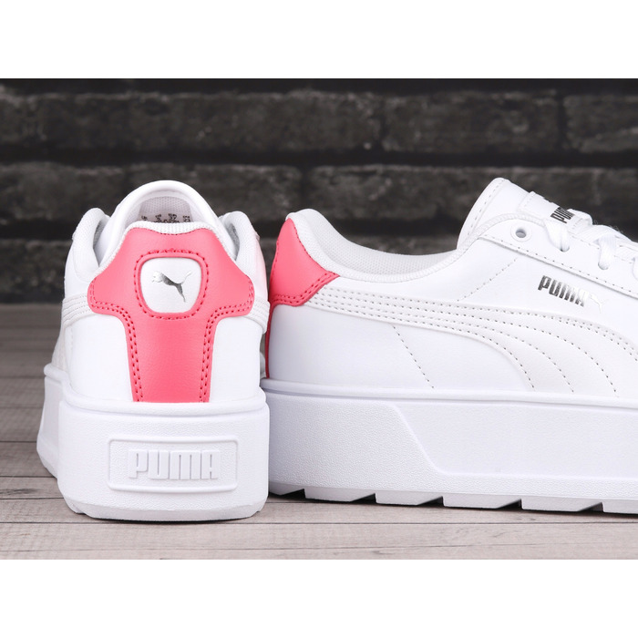 Жіночі спортивні кросівки Puma на платформі, шкіряні, розмір 39