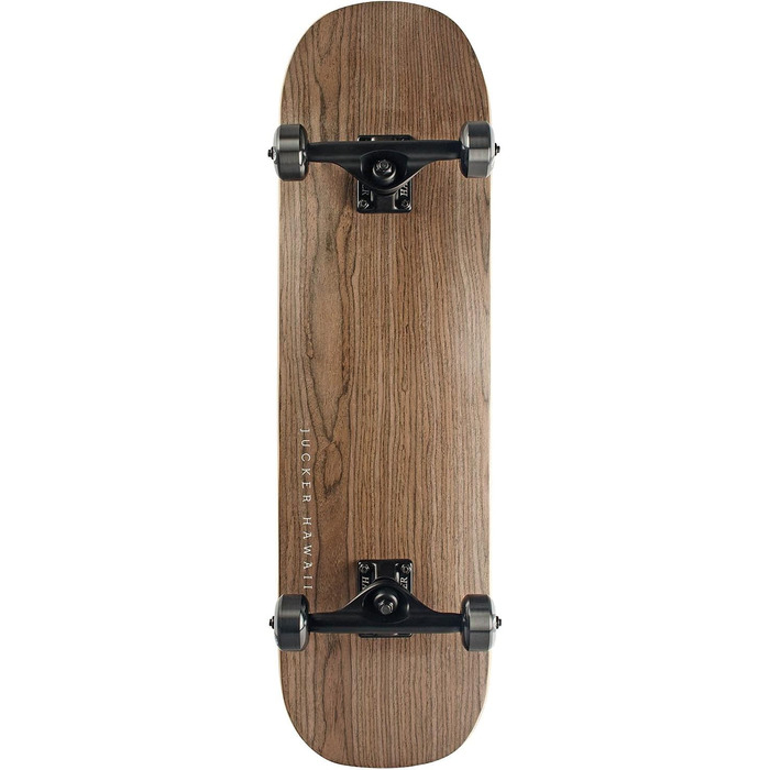 Скейтборд JUCKER HAWAII NUHA 8.5 Black – вуличний і круїзер, клен з горіхом, для початківців і досвідчених