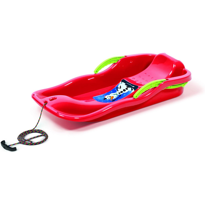 Сани Prosperplast Race червоні - пластикові, міцні, морозостійкі, легкі, 87x40x18 см