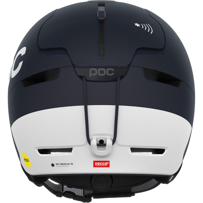Гірськолижний шолом POC Obex BC MIPS з NFC та RECCO, захисні арамідні панелі, Apatite Navy Matt, XL-XXL (59-62 см)