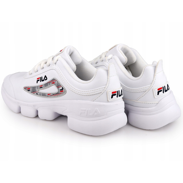 Спортивні кросівки Fila, білі, синтетичні, низькі, розмір 38,5