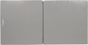 Складаний гімнастичний мат Grevinga® 200x100x8 см, сірий, м'який (RG 35)