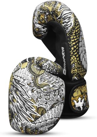 Боксерські рукавички BUDDHA FIGHT WEAR Dragon для тренувань і спарингів у Муай Тай, кікбоксингу, фітнесі, чоловічі та жіночі, різні кольори, 300-360 г