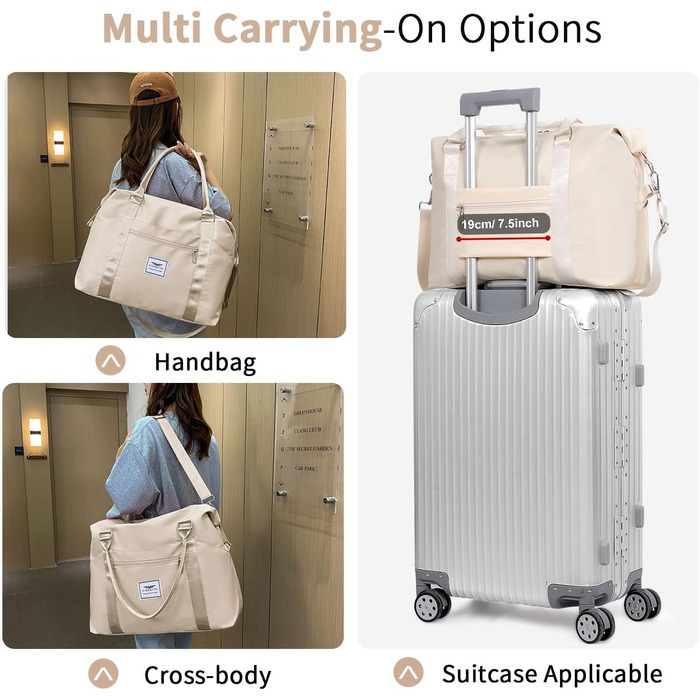 Спортивна сумка Daen FIORETTO: водонепроникна дорожня сумка-дуffel, ідеальна для подорожей та фітнесу, блакитна