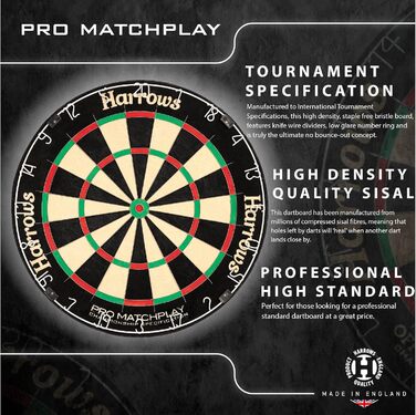 Дартс дошка Harrows MARDLE Matchplay, професійна, F/S