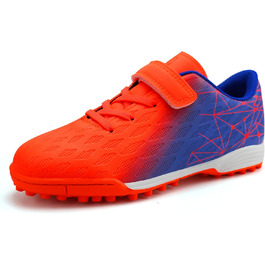 Дитячі футбольні бутси JABASIC для штучного покриття, для хлопчиків та дівчаток, розмір EU 25, кольори: морський, лимонний, помаранчевий, блакитний