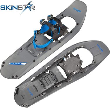 Снігоступи SkinStar 25 дюймів для ходьби по снігу до 100 кг з туристичними палицями