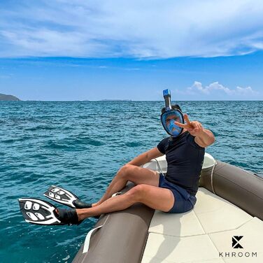 Ласти для снорклінгу та дайвінгу Khroom Flossen (Італія) р. 36-47, унісекс, регульовані