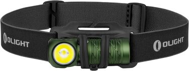 OLIGHT Perun 2 Mini LED налобний ліхтар 1100 люмен, 150 метрів, USB-зарядка, червоне світло, 5 режимів, водонепроникний, для кемпінгу та надзвичайних ситуацій, холодний білий (зелений, холодний білий)