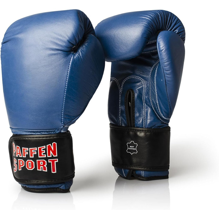 Боксерські рукавички PAFFEN SPORT KIBO Fight з натуральної шкіри для тренувань та спарингу (бокс, кікбоксинг, муай-тай)