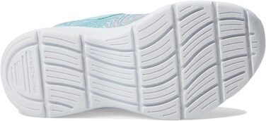 Кросівки Skechers Microspec Bold Delight для дівчаток (31 EU, Аква Роза)