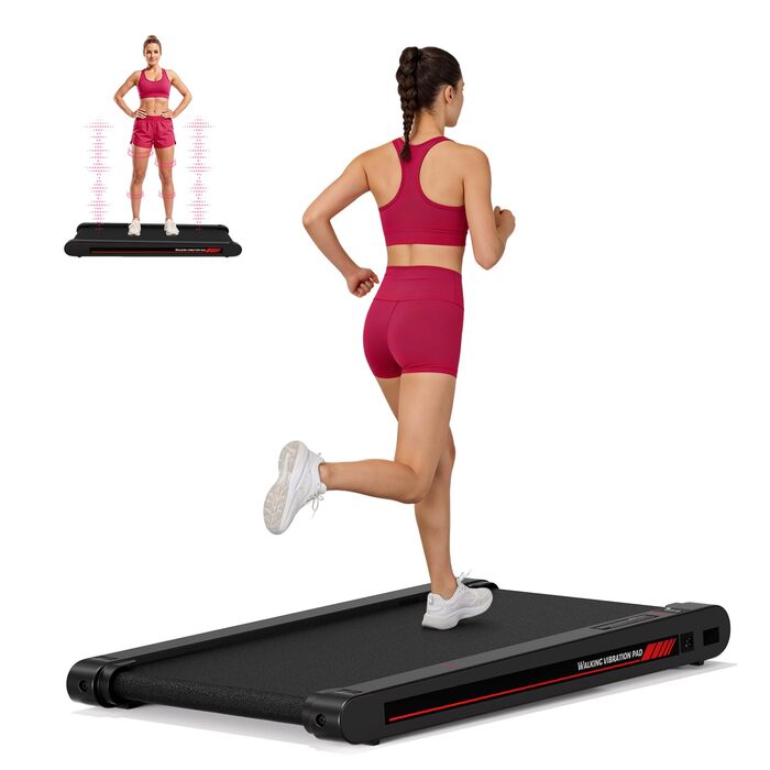 Ходувальний килимок зі смарт-функціями та пультом дистанційного керування, біговий килимок для дому та офісу, швидкість до 6 км/год, сірий/чорний