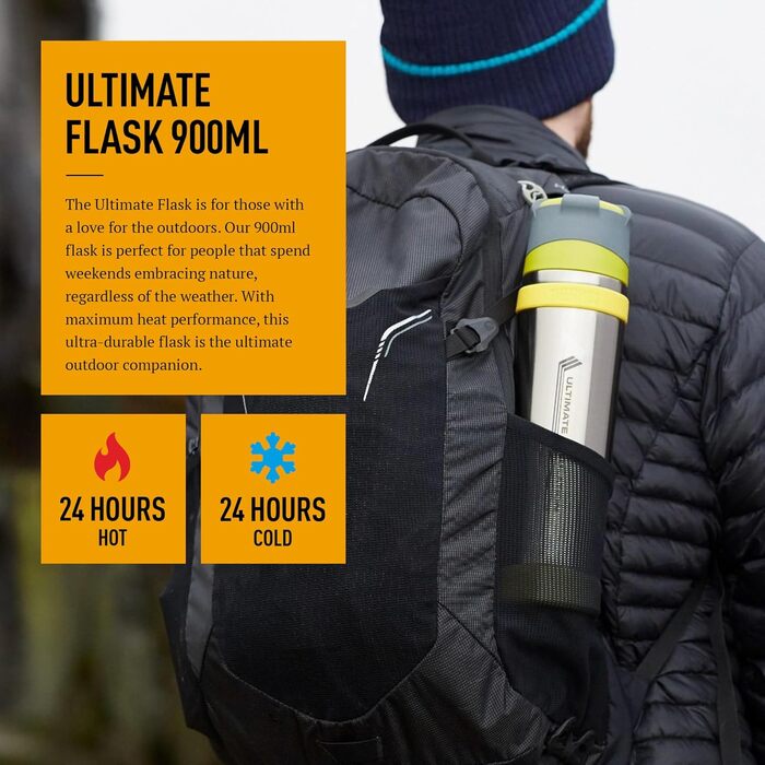 Термос Thermos Ultimative MK II вакуумний, 900 мл, коричневий