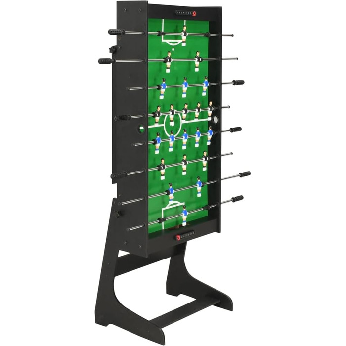 Складаний стіл для кікеру vidaXL 121x61x80 см, чорний