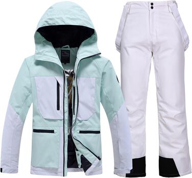 Комплект гірськолижний HOTIAN Daen: куртка та штани, водонепроникний, вітронепроникний, для сноубордингу та лижного спорту (M, 167 GR+WT)