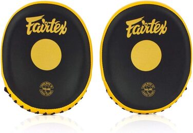 Боксерські рукавички Fairtex FMV15 для муай-тай, 1 пара, чорні/золоті